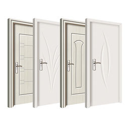 Good Quality Interior Soundproof Interior Panel Shaker Wooden Door Timber PVC Edge Doors