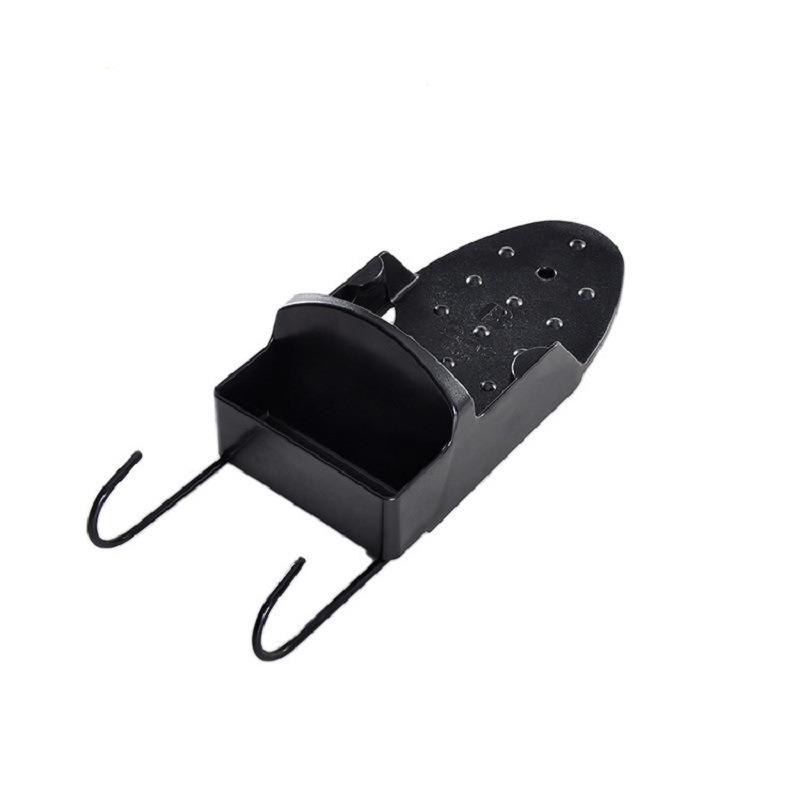 Iron Board Hanger Plastic Heat Resistant Flat Iron Holder Wall Mount with Steel Hooks Bl16192