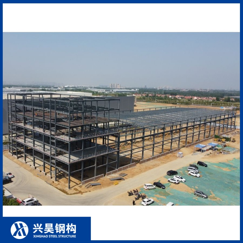 Customized Metal Prefab Prefabricated House Modular Building Steel Construction Structure for Warehouse Garage Station Stadium and Industrial Workshops