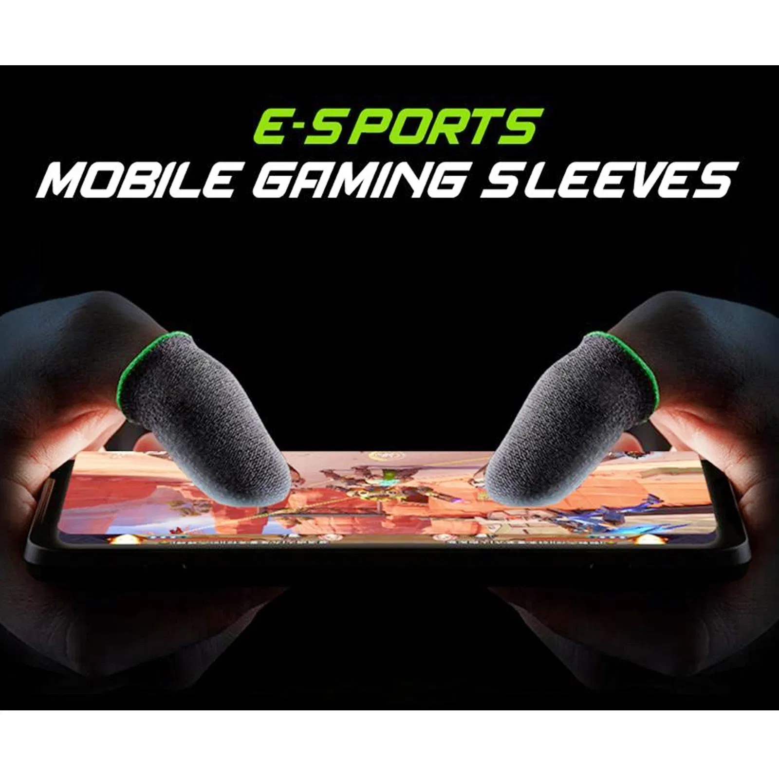 Gaming Finger Sleeve Copper Fiber Thumb Sleeves Mobile Gaming Finger Protector