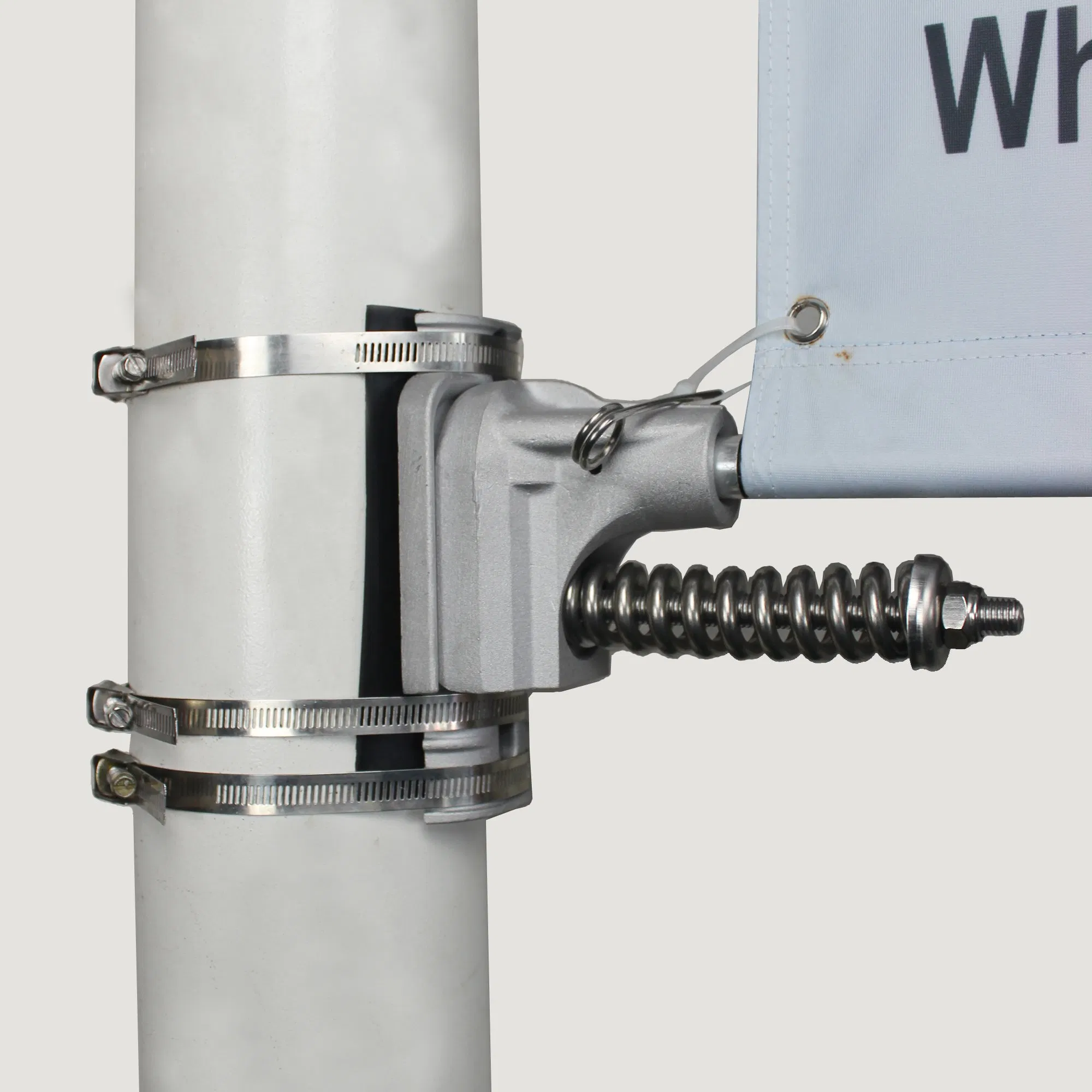 Quality Outdoor Banner Clamp Anti-Rust and Easy-to-Install Advertising Flagpole