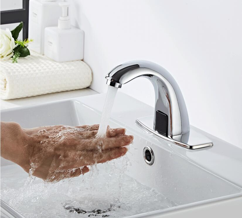Automatic Infrared Sensor Faucet Touchless Bathroom Sink Faucet Motion Sensor Bathroom Faucet