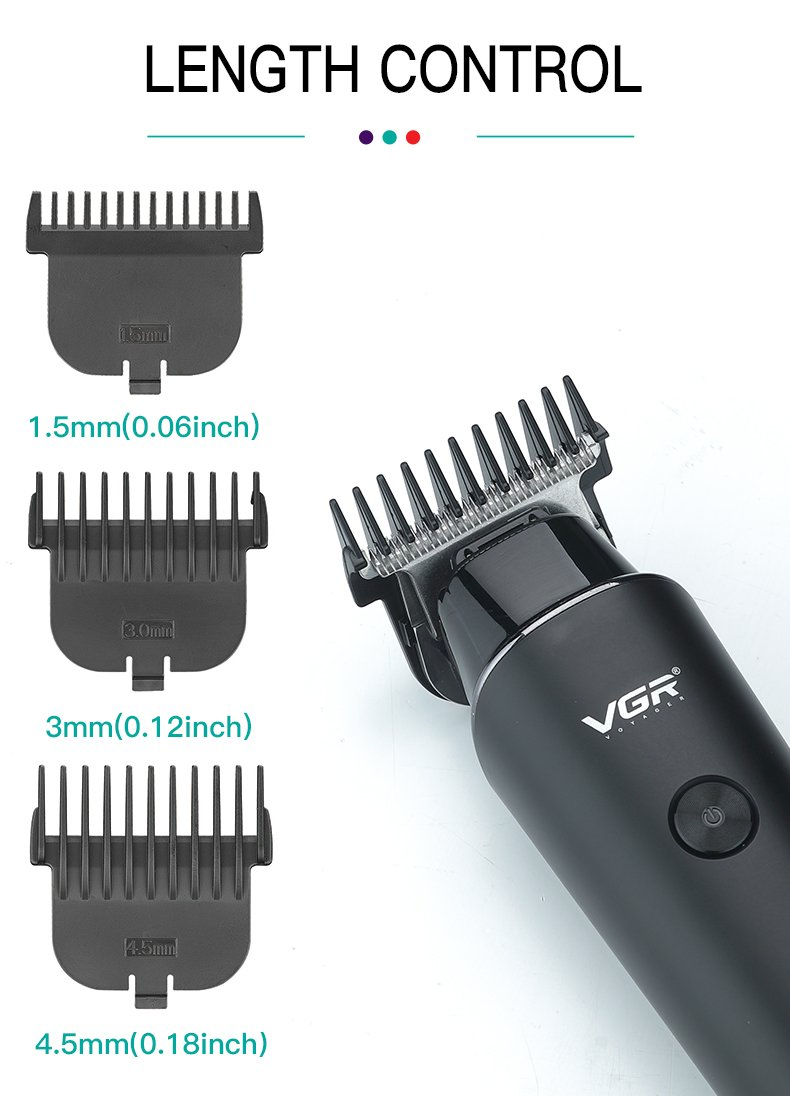 USB Rechargeable Cordless Hair Clipper Vgr