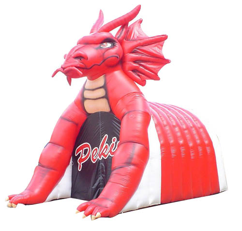 2023 New Inflatable Blast Eagle Mascot Tunnel for Football Sports Team