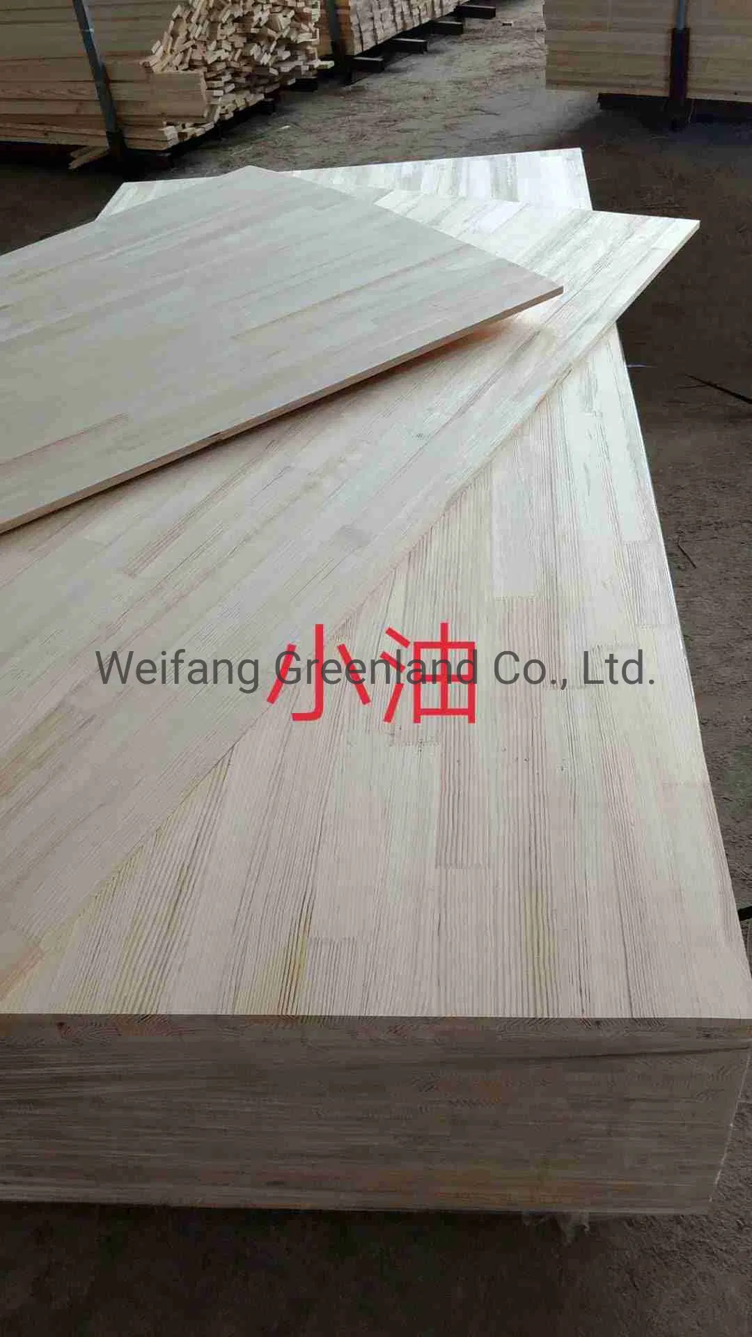 E1 Grade Environmental, 15mm Pine Wood Finger Joint Board for Furniture/Home Decoration
