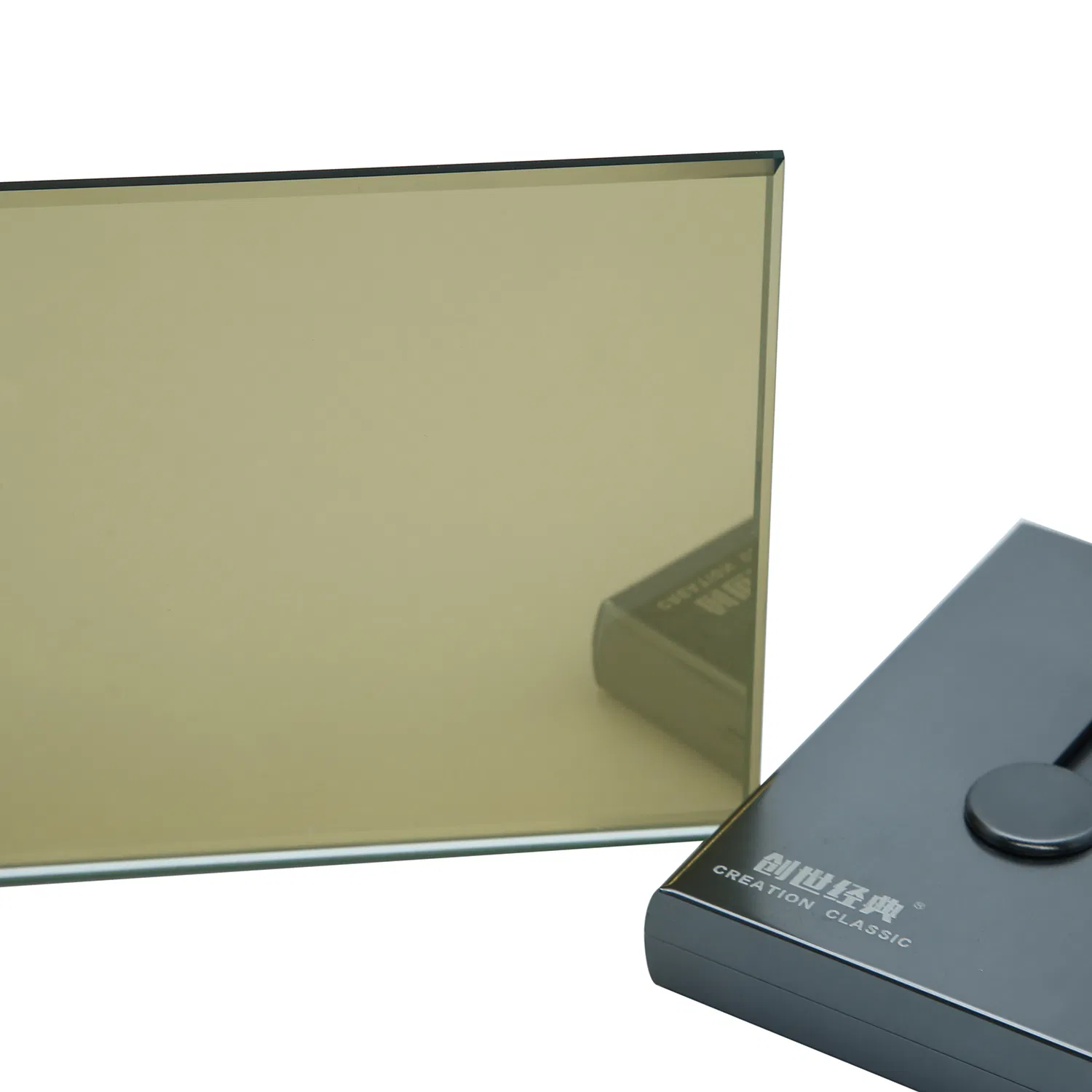 4-12mm Dark Green Colored Reflective/Coated Glass with Ce