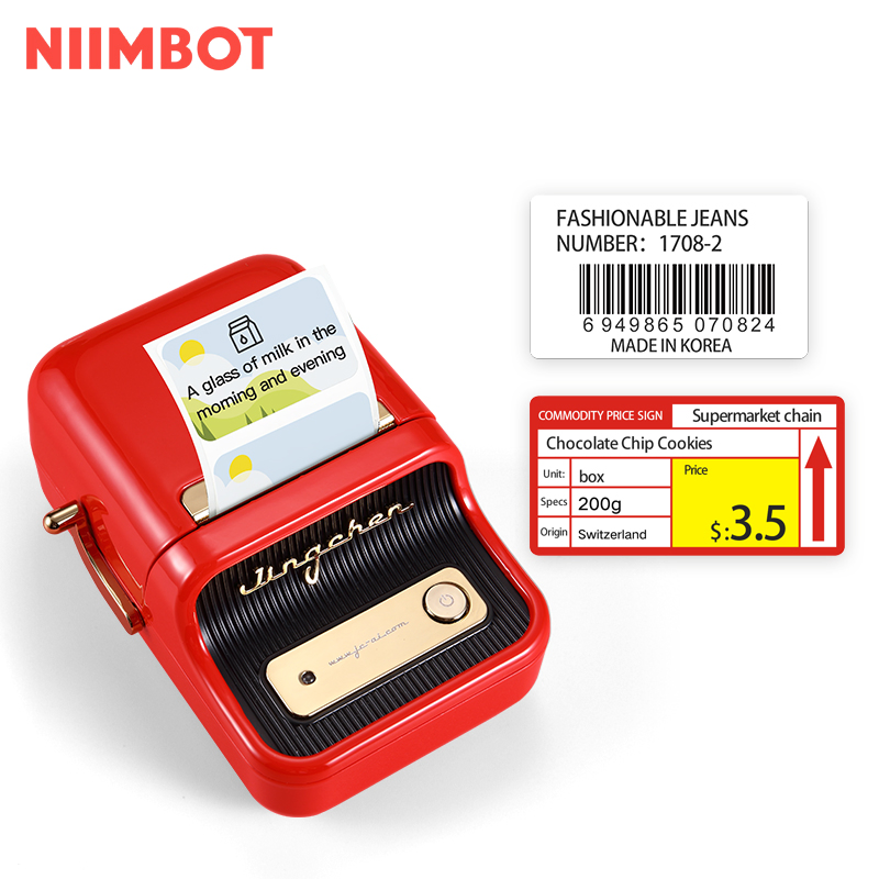 Niimbot B21 Wireless Voice Input Roll Thermal portable Label Printer