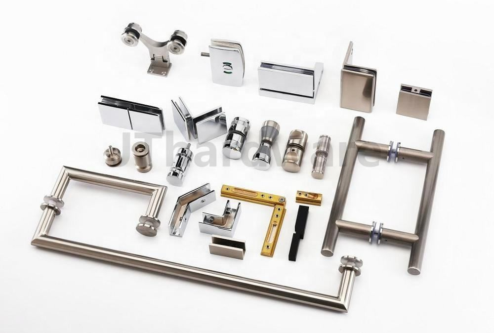 Factory Direct Sale Deluxe Shower Door Brass Header Adjustable Header Corner Brackets