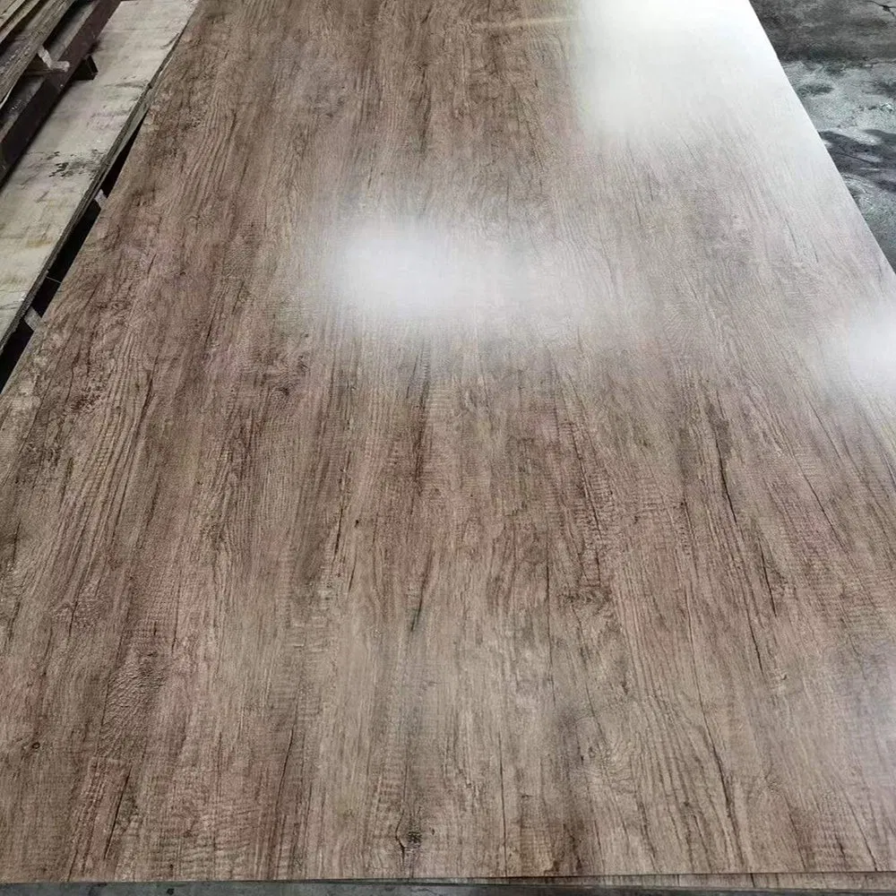 E0 E1 12mm Medium Density Fiberboard High Gloss Wood Grain UV / HDF / HPL Melamine Laminated Particle Board Raw Plain MDF for Kitchen Furniture