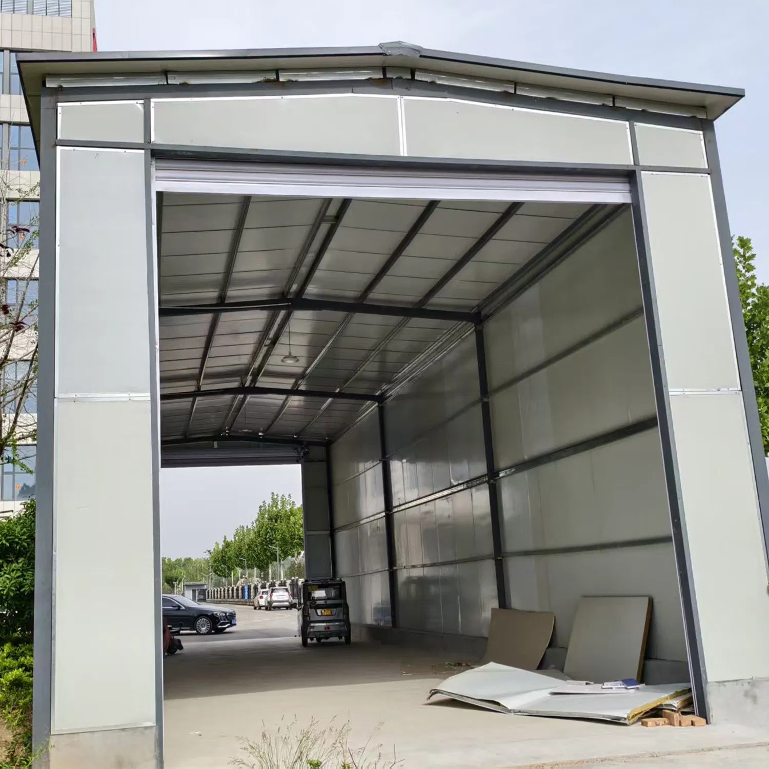Solar-Ready Steel Carport System Integrated PV Panel Mounting & Eco-Friendly Design