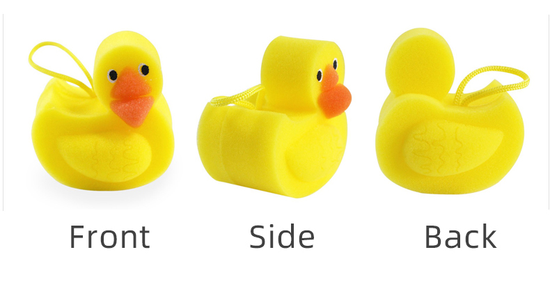 Cute Kids Duck Shape Bath Cleaning Magic Dish Wash Bath Beauty Make up Makeup Sponge
