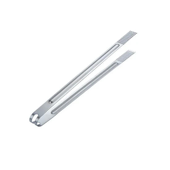 Stainless Grill and Food Clip Clippers Tongs BBQ Kitchen Cooking Utensil W19_1