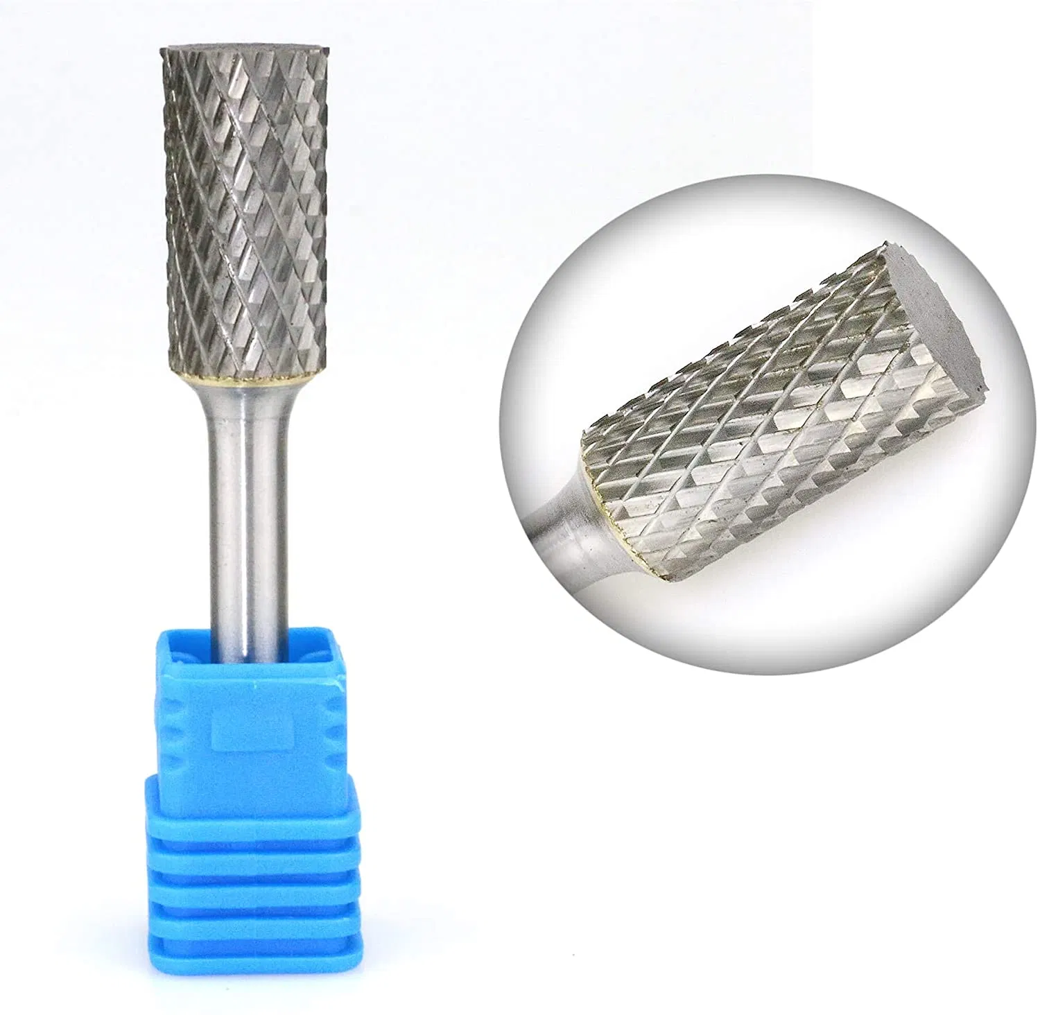 China Top Factory 1/4 Shank Carving Cutting Grinding Drilling Polishing Tools 6mm Double Cut Tungsten Carbide Burr