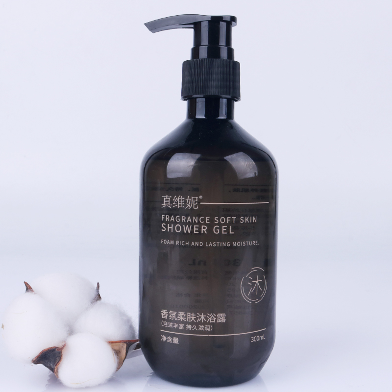 PE Bottle for Unisex Adults Hotel Amenities 300ml Shower Gel