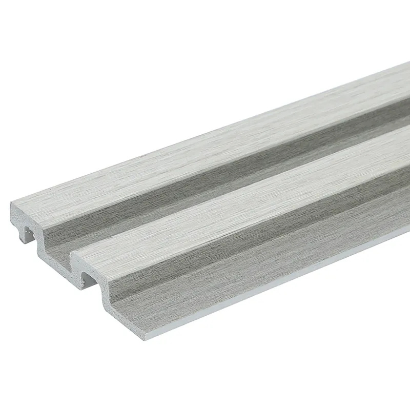 Indoor Decor Wood Plastic Composite PVC Coating Cladding Fluted Wall Board WPC Interior Wall Panel