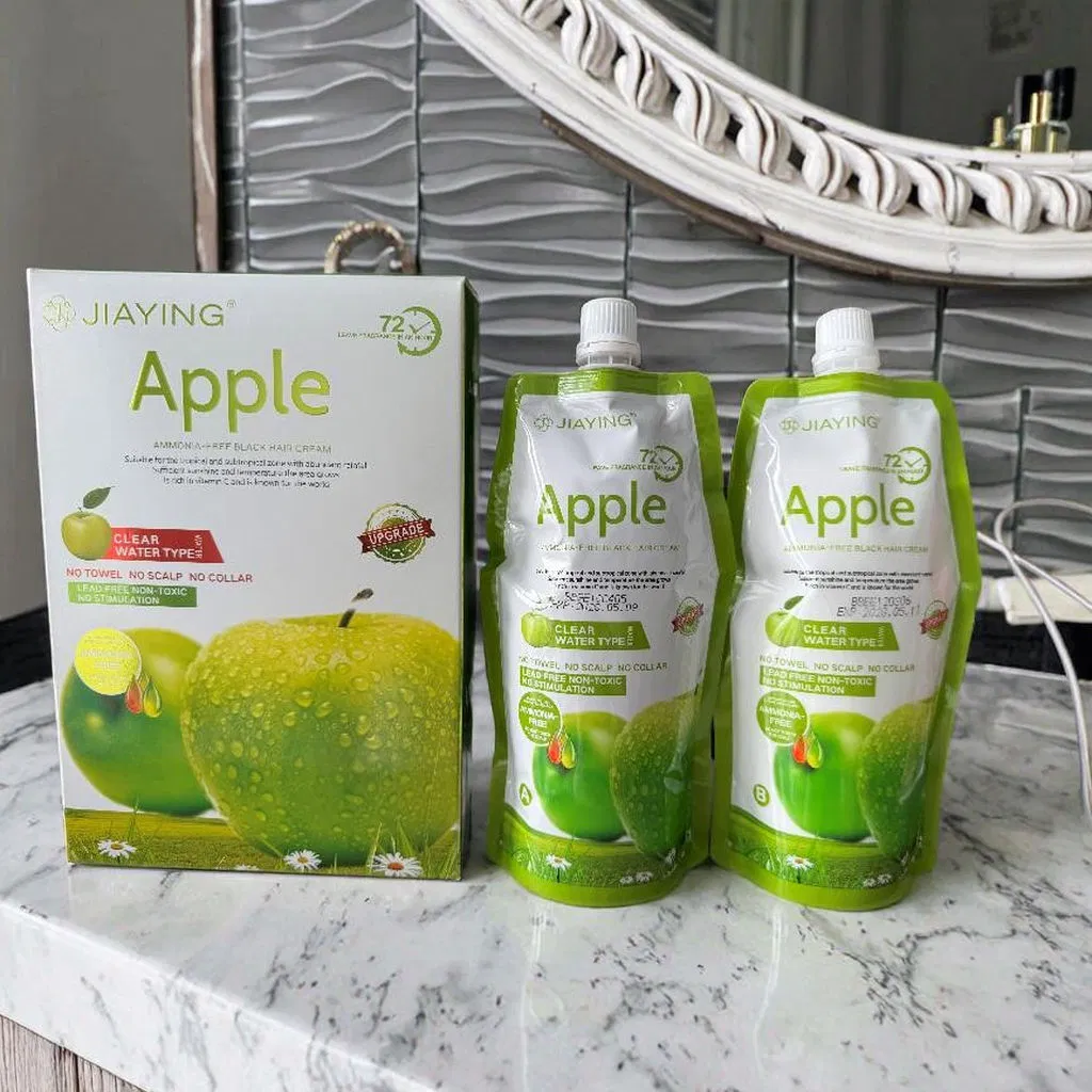 Authentic Jiaying Salon Chinese Box Ammonia-Free 72 Apple Hair Dye Cream