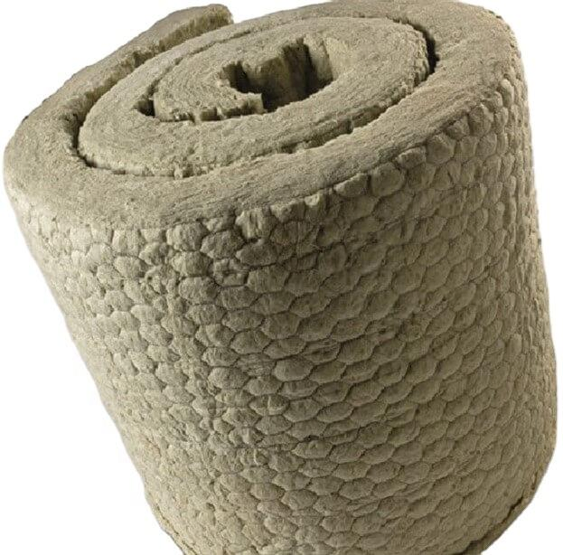 Rock Wool Blanket with Galvanized Hexagonal Wire Mesh Oven Insulation