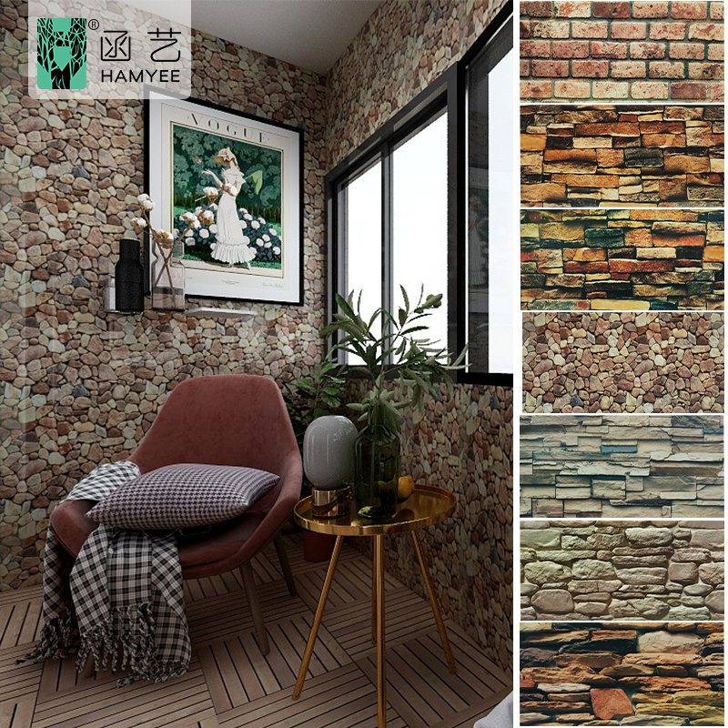 Waterproof Self Adhesive 3D Foam Peel and Stick Wallpaper Wall Stickers Tiles