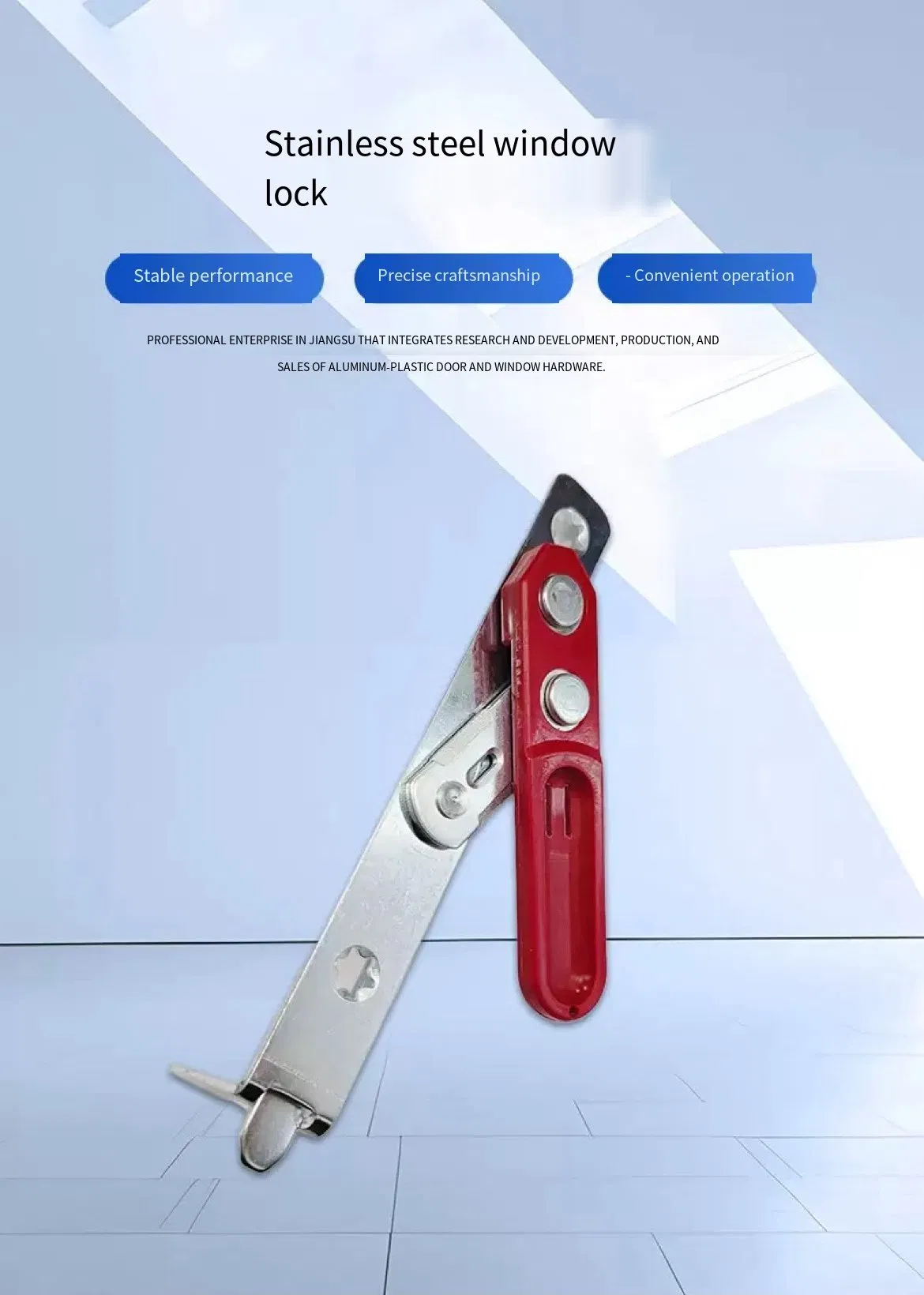Reinforced Steel Door Lock with Dual Bolt Design Door Spring Lock Hardware