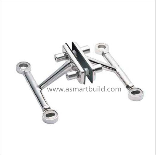 L250d Series Stainless Steel 304 Fin Spider Fitting /Glass Hardware for Point Support Glass Wall