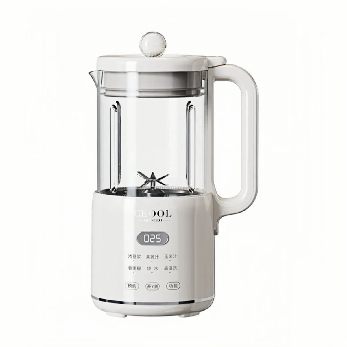 Ceool Multi-Functional Automatic Soymilk Maker Blender Self-Cleaning Home Use