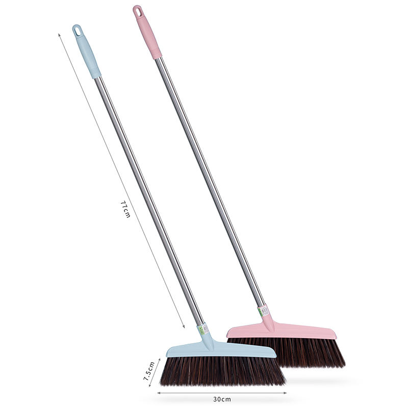 Stainless Steel Long Handled Broom Household Cleaning Tool Multi Functional Broom for Cleaning Home and Office