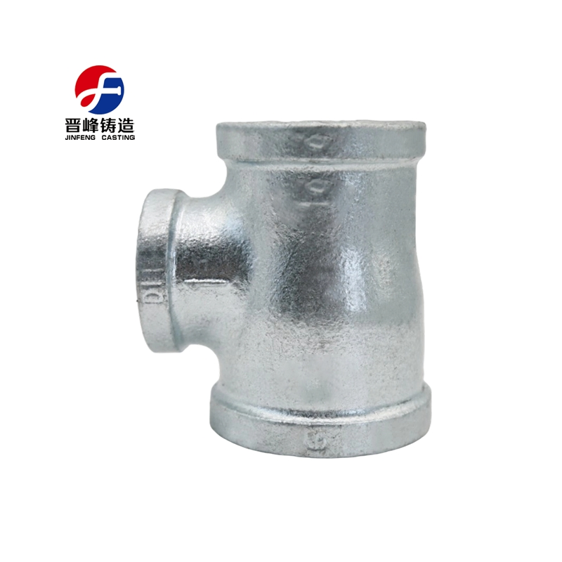 High Quality Gi Malleable Iron Reducing Tee Pipe Fittings