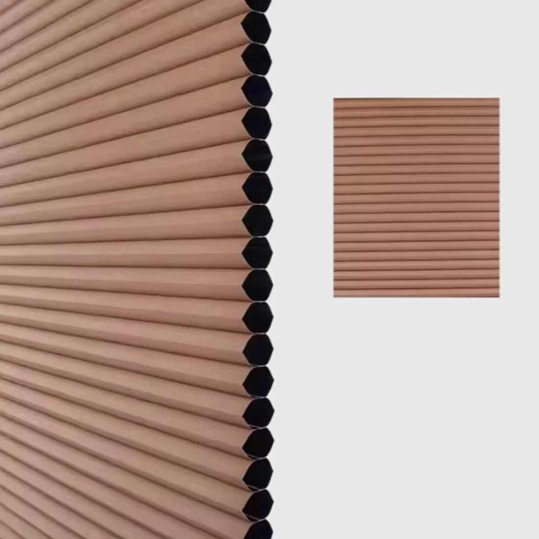 Multi Solid Color Non Woven Vertical Honeycomb Window Blind Blackout Fabric