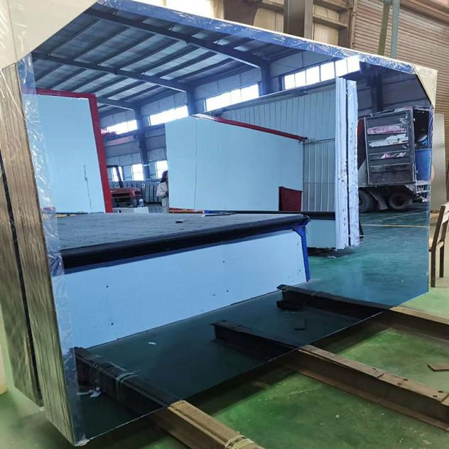 High Definition Custom Thickness Mirror Glass Shatterproof for Home Commercial