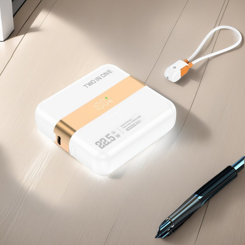 High-Performance 10000mAh Mini Power Bank with 22.5W Fast Charging