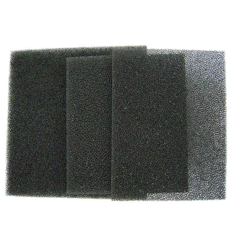 Premium 35ppi Open-Cell Black Air Filter Reticulated Sponge Foam Filter