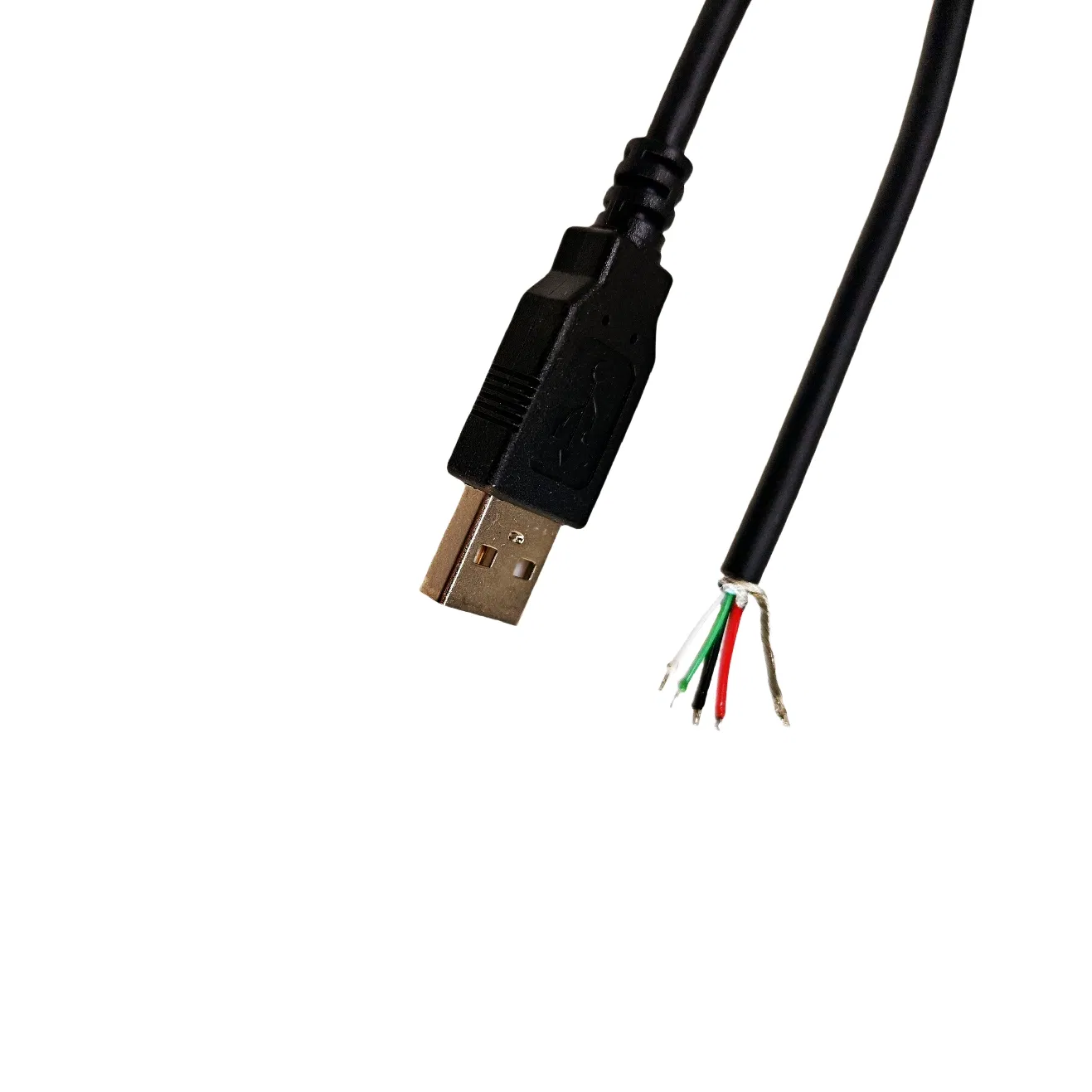 Телефонный кабель USB спиральный, выдвижной