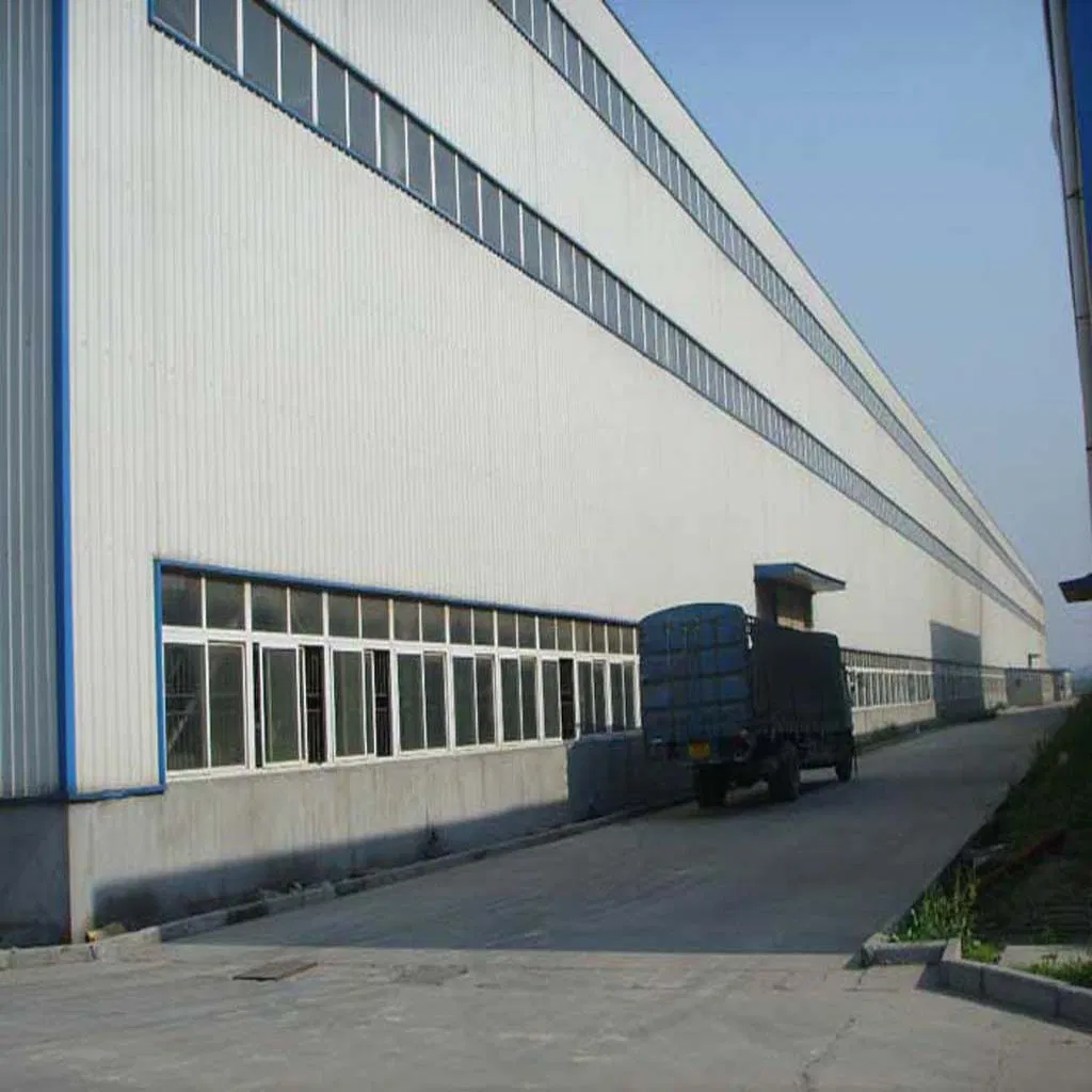 Prefabricated Steel Structure Office with Glass Curtain