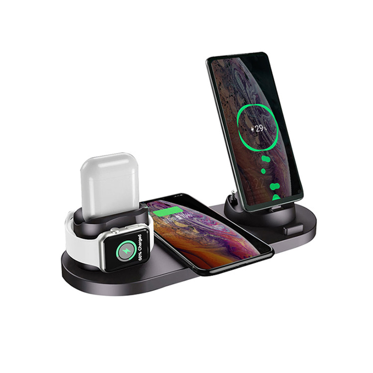 Беспроводная зарядная станция 3 в 1 для Apple Watch и AirPods