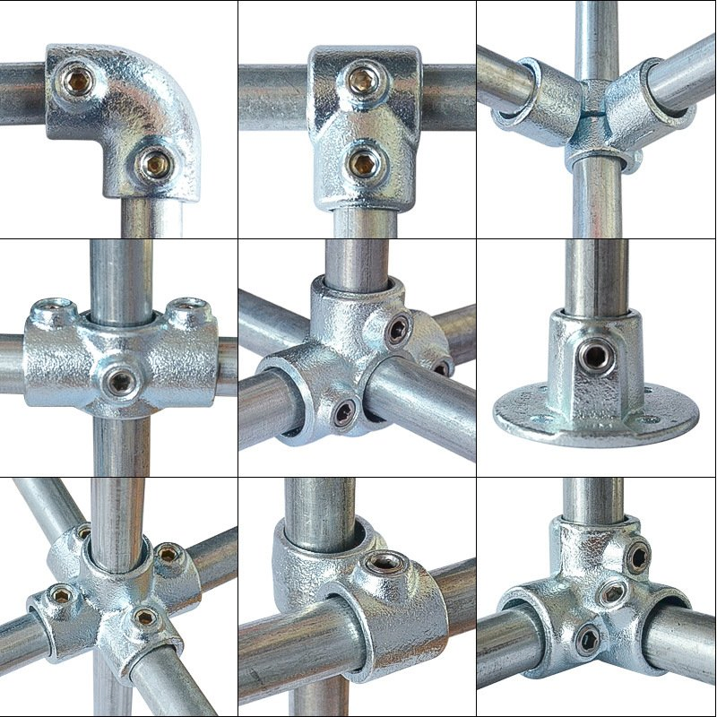 Custom Female Threaded Tee T Shape Pipe Fittings/ 90 Degree Elbow Pipe