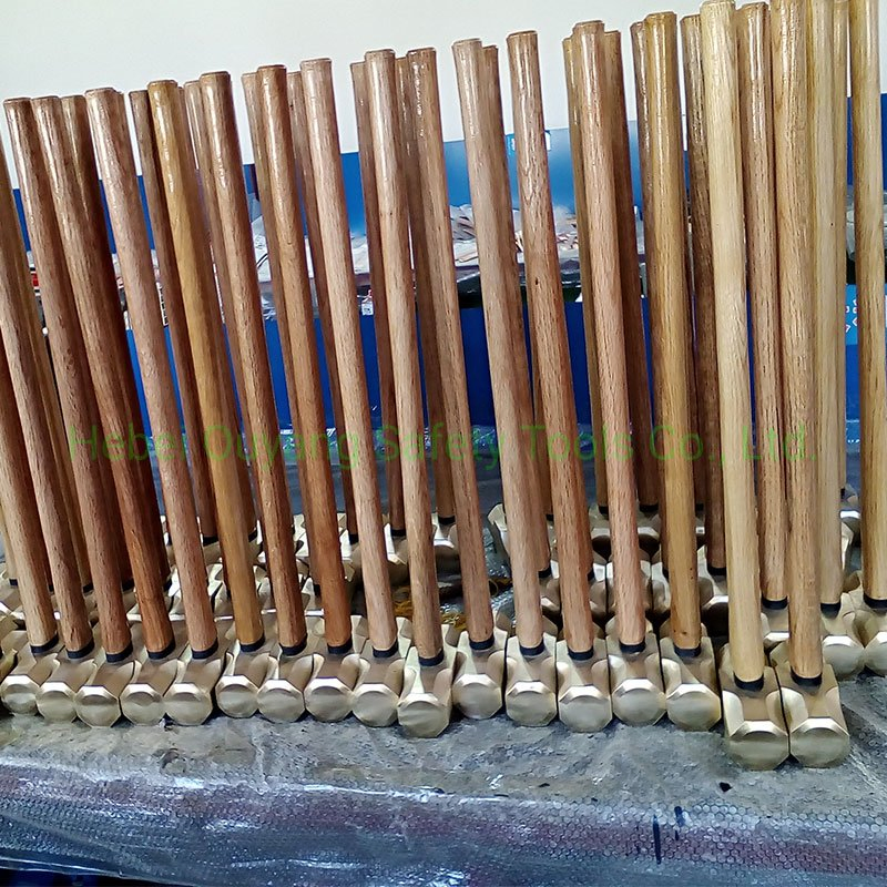 Non-Sparking Sledge Hammer, 2000g, Fiberglass Handle, Atex