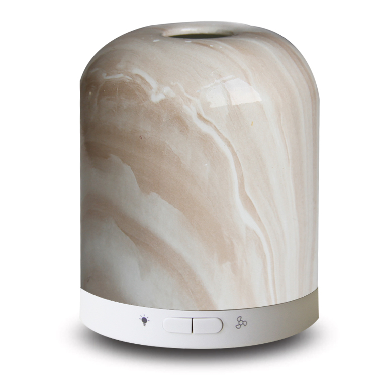 Popular Fan Diffuser with Ceramic Glass Cover with Marble Finished