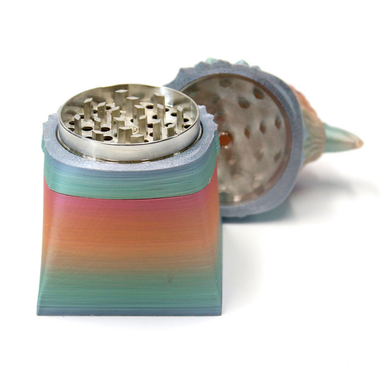 3 Layers Gradient-Colored Eagle-Shaped Grinder New Style Grinder for Shop Zinc Alloy Grinder