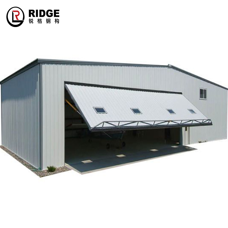 Quanzhou Durable Steel Prefab Aircraft Windproof Hangar Construction Building
