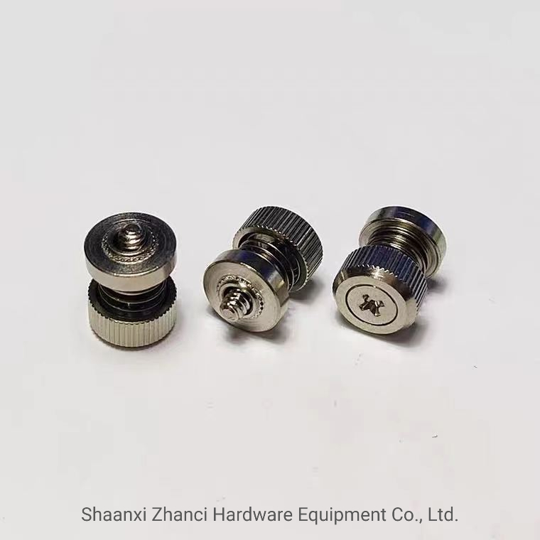 Finish Black Spring-Loaded Captive Panel Screw Fasteners