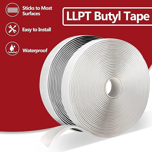 Butyl Tape 30 FT LG 2 in Width 1/8 in Thick