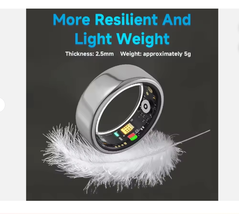 Умное кольцо для здоровья с отслеживанием сна и пульса