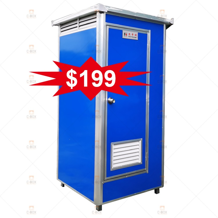 Top China Mobile Toilet for Public Portable Construction Site Outdoor Assembled Removable Toilet for Sale