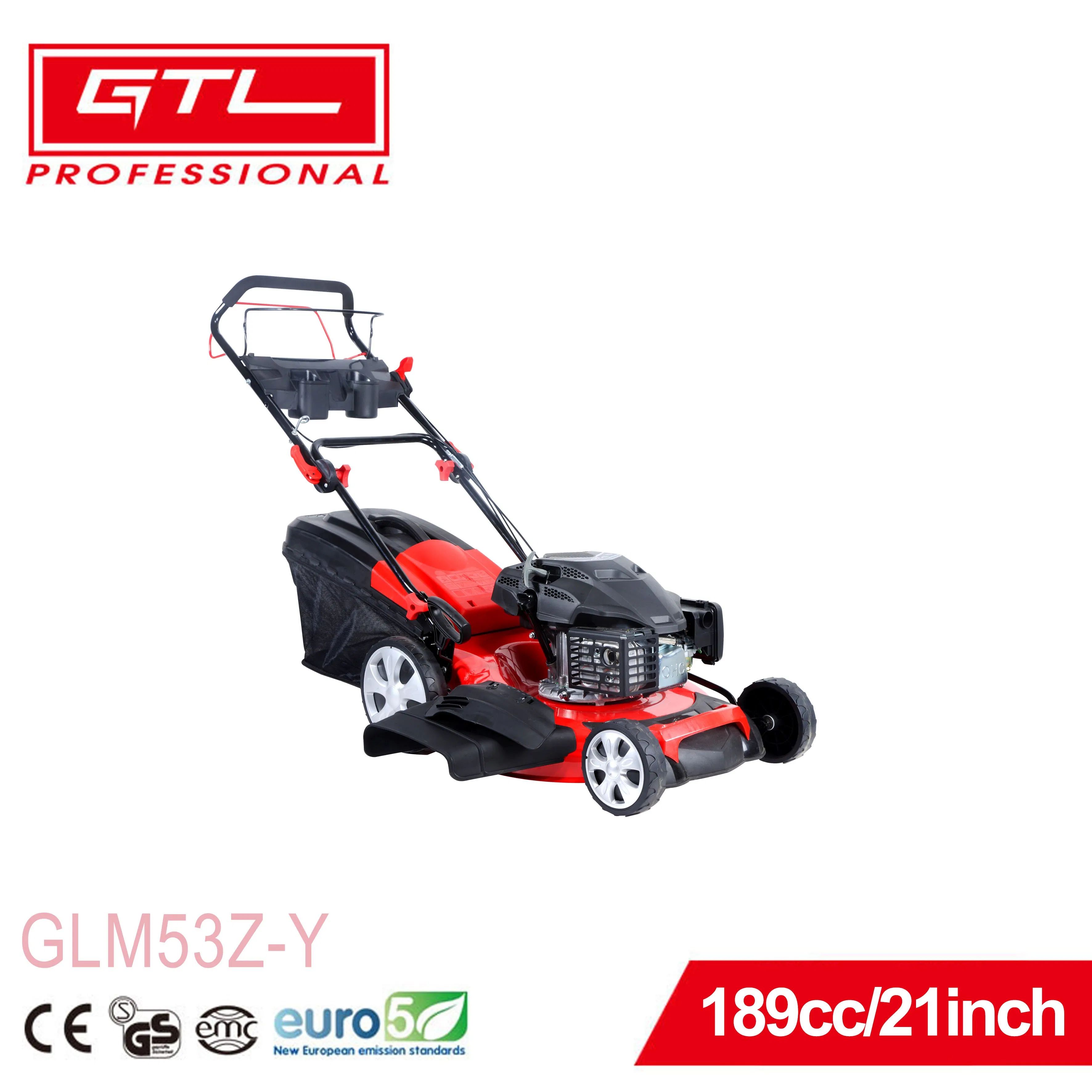 Self Propelled Lawn Mower Gas Powered 21 Inch, 3-in-1 Gas Lawn Mower with 189cc YAMAHA Engine (GLM53Z-Y)