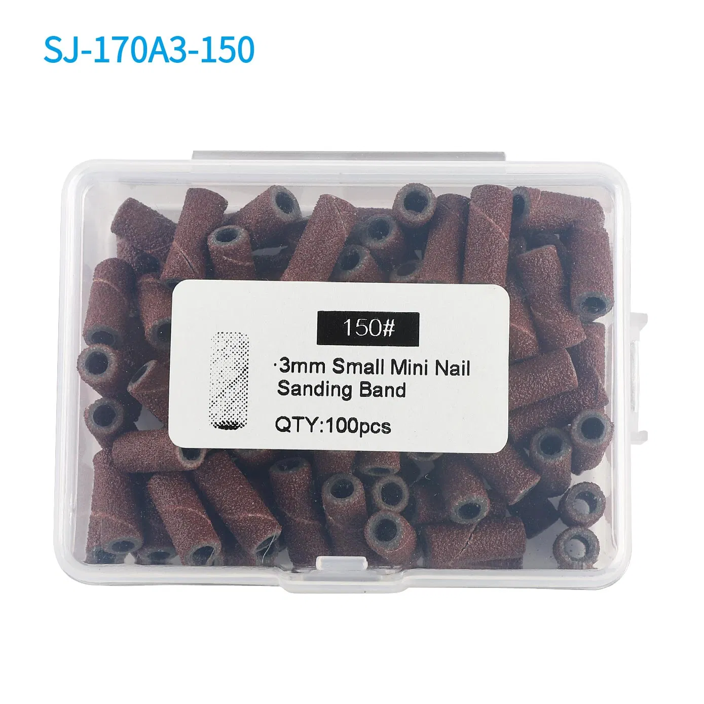 3mm Brown Abrasive New Small Mini Nail Sanding Band