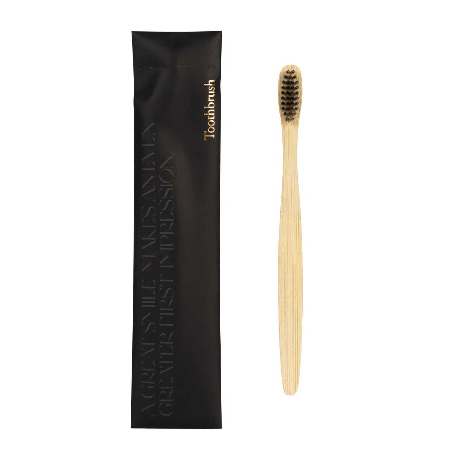 Eco Friendly Hotel Dental Kit Adullt Disposable Toothbrush with Soft Bristle