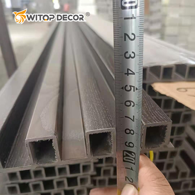 Exterior Outer Wall Cladding PVC Wood Plastic Exterior Wall Cladding Classic WPC Wall Cladding Panel