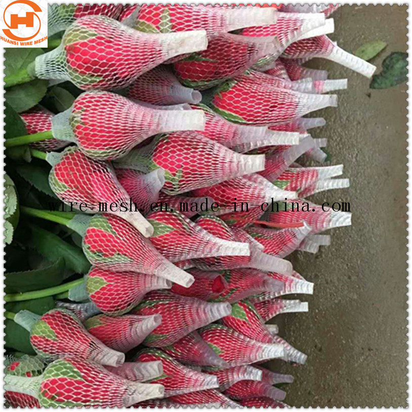 Hot Sale Plastic Protective Flower Sleeve Rose Net