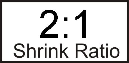 Термоусадочная тканая оплетка, черная, -45°C~+125°C