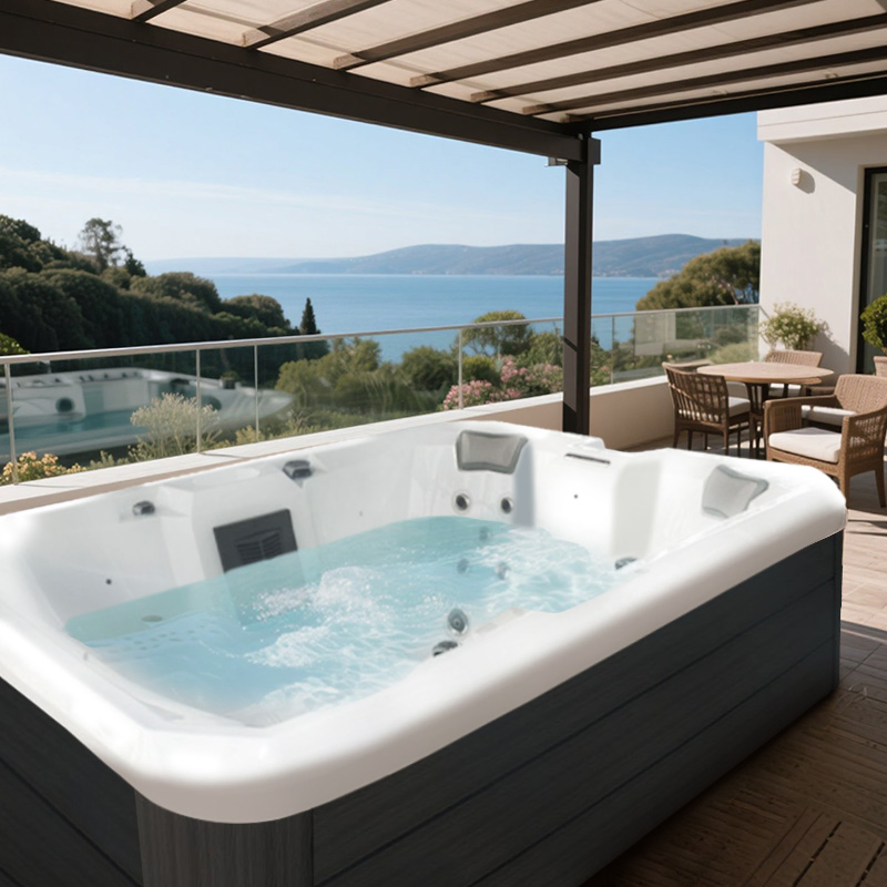 5 People Air Bubble Jet Whirlpool SPA Bath Tub with Automatic Control Function SPA Hot Tub